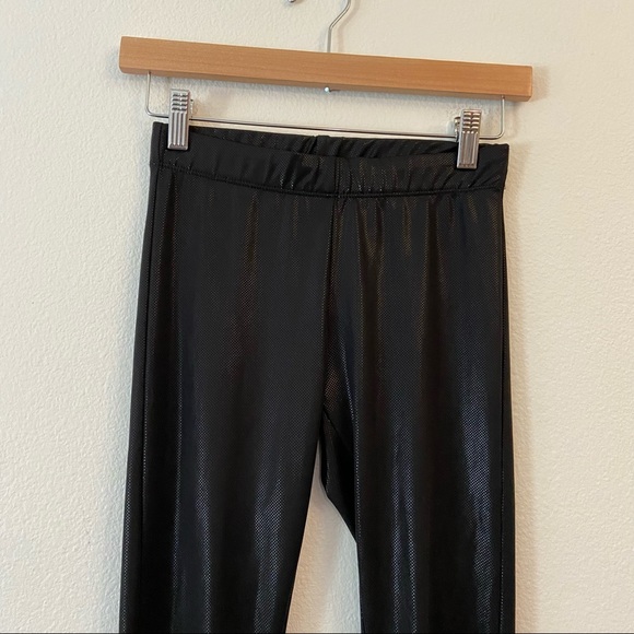 Aqua Full Length Shimmer Leggings Black Size XS - Picture 2 of 6